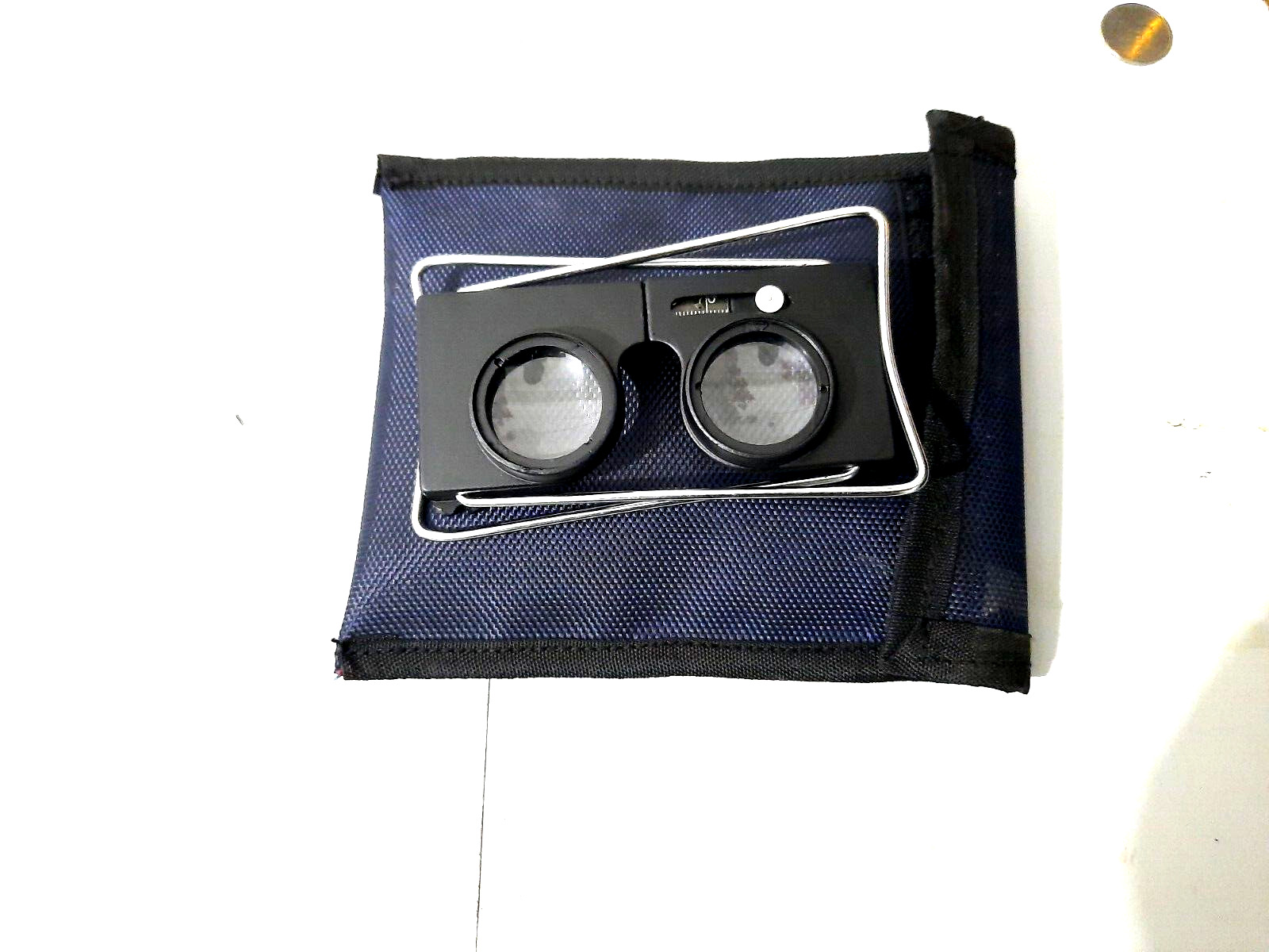 Pocket Stereoscope With Canvas Cover 2 X Stereo views for Arial Photographs
