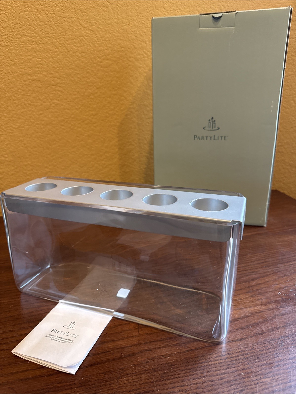 PartyLite Customizable Tealight Centerpiece Candle Holder P90171 - Inside the Bo