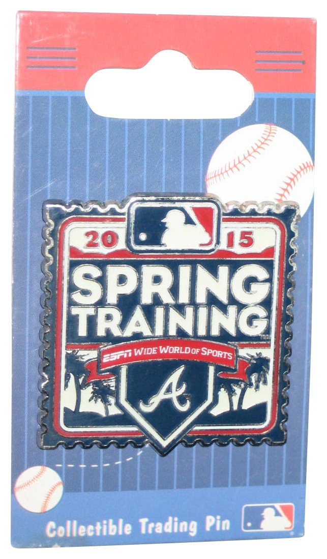 Disney MLB Baseball Spring Training 2015 Atlanta Braves ESPN Limited Edition Pin