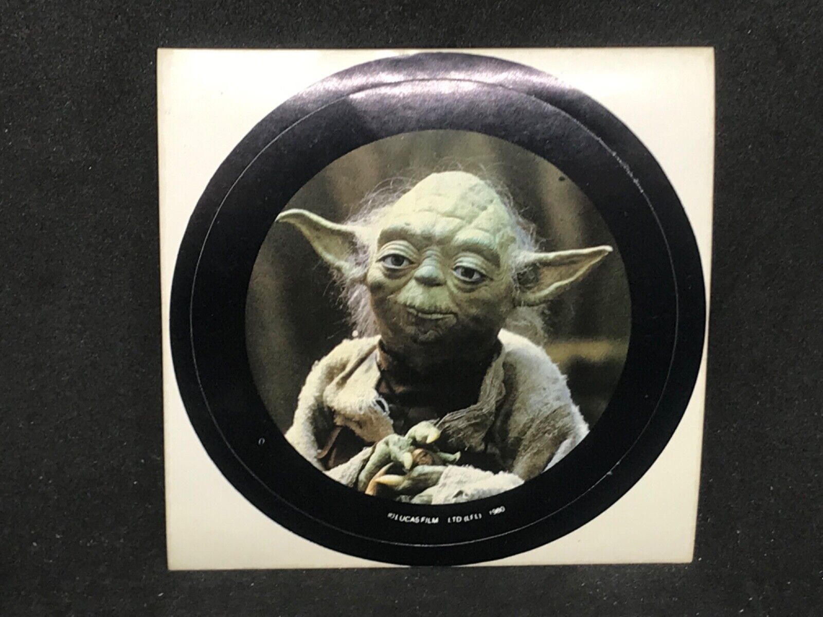 Irvine\'s (NZ) Twinkies sticker: Star Wars Empire Strikes Back Yoda rare