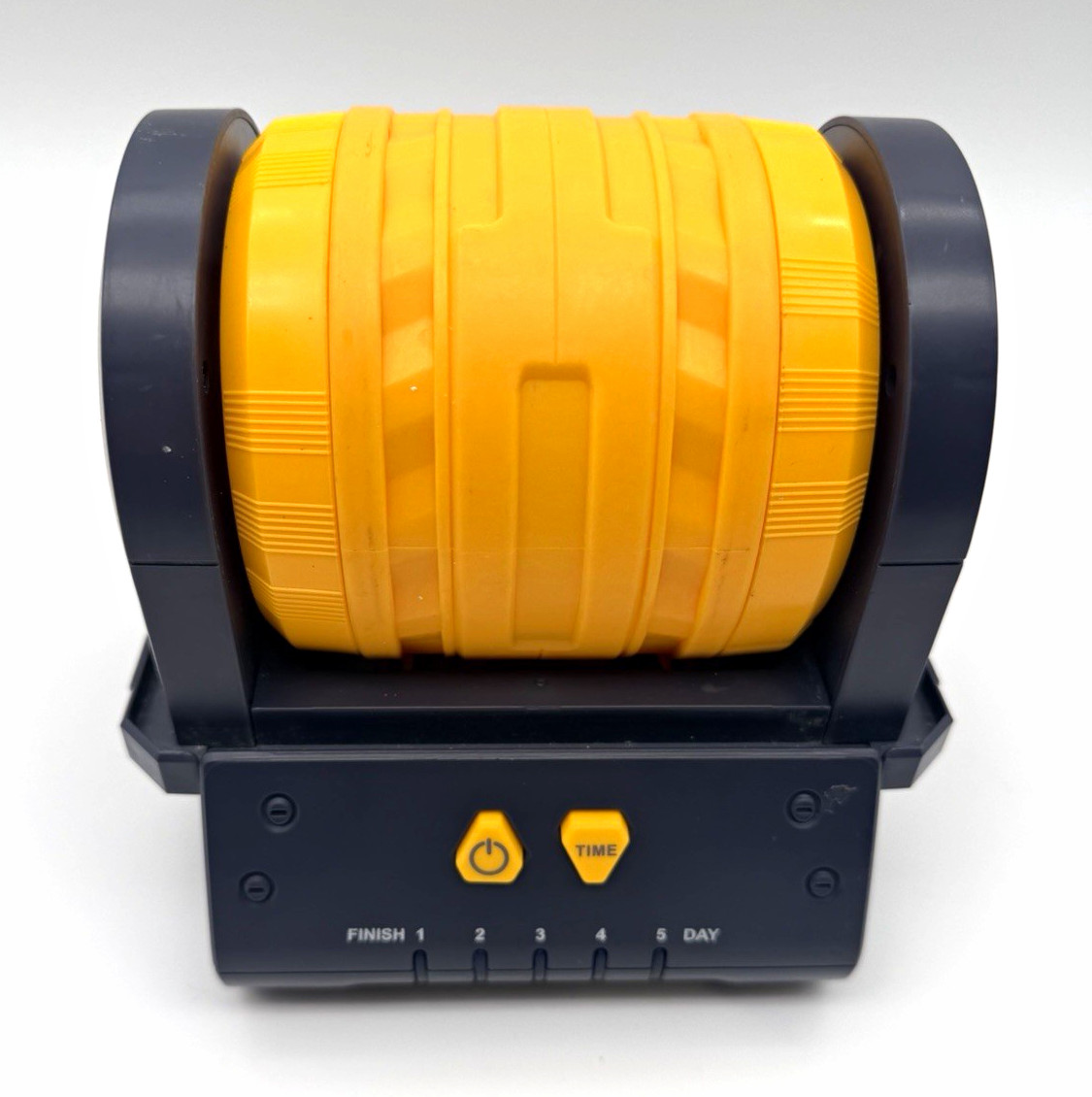 Kids Rock Tumbler Machine Yellow/Black w/ USB Cable & Instructions