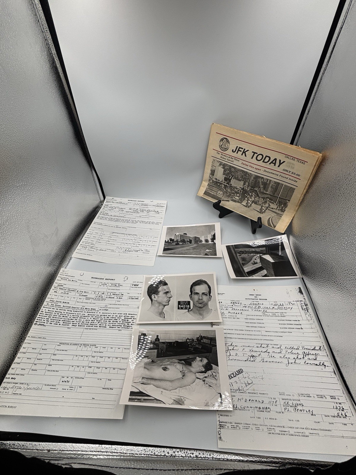 🔥 JFK Assassination Official Dallas Archives Photos Oswald Police Reports Lot