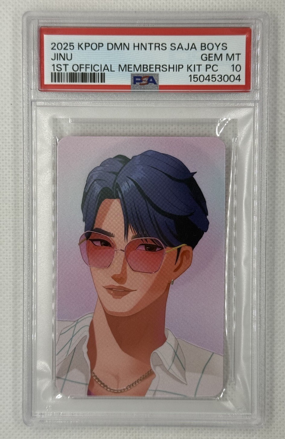 2025 Kpop Demon Hunters Saja Boys Membership Kit Jinu Photocard PSA 10 Pop 4
