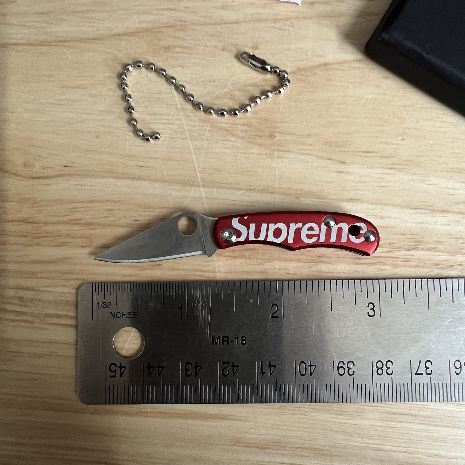 Supreme Spyderco Bug Knife Red New SS26