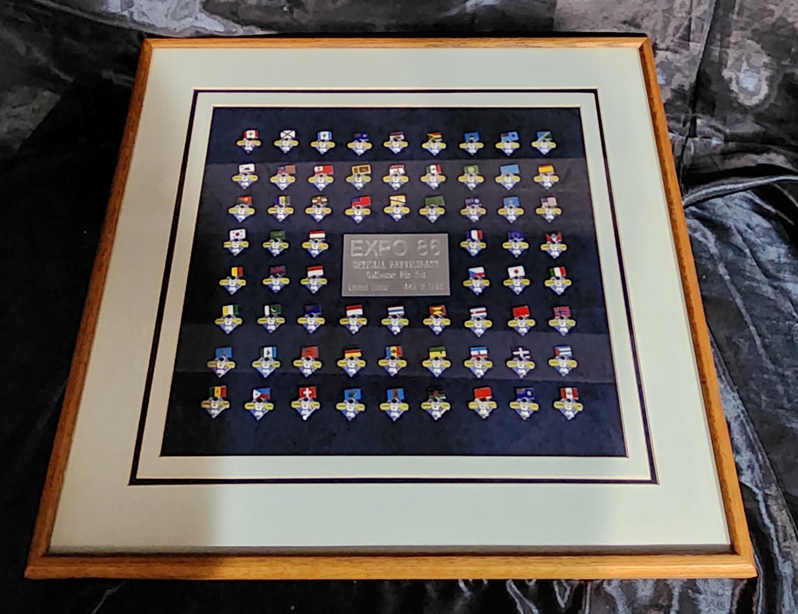 Expo\'86 Worlds Fair Official Participant Collector Pin Set Limited Edition #449