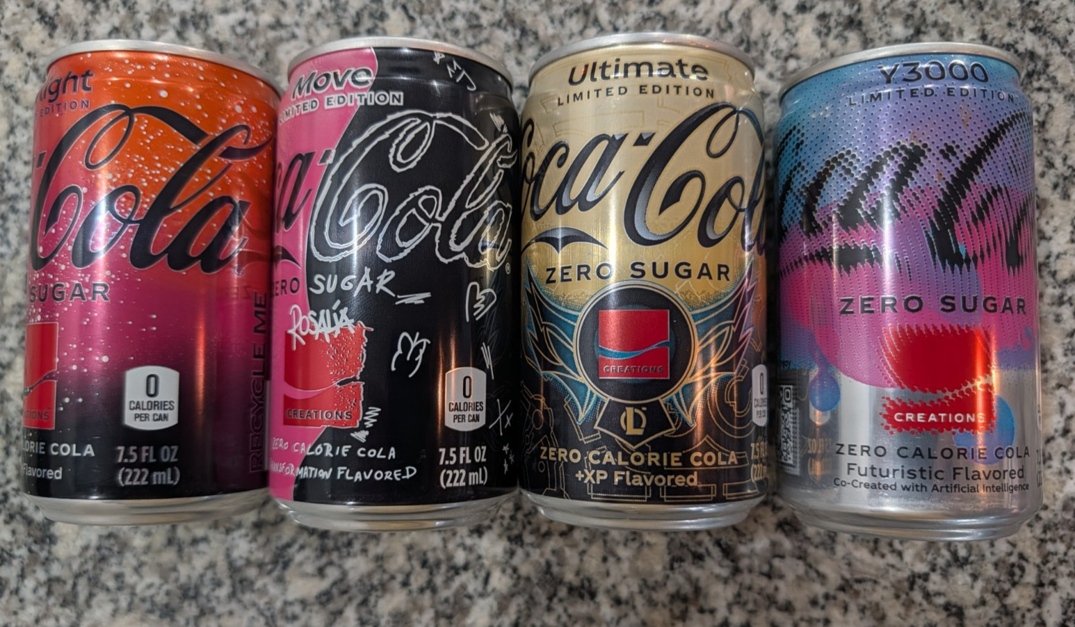 Coca Cola Lot Of 4 Starlight Move Ultimate Y3000 Unopened Coke Collection Coca Cola Lot Of 4 Starlight Move Ultimate Y3000 Unopened Coke Collection