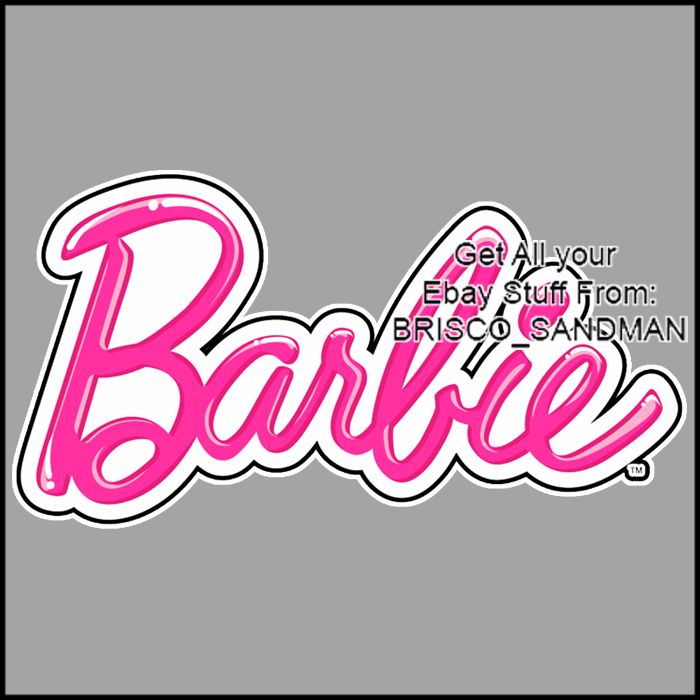 Fridge Fun Refrigerator Magnet BARBIE LOGO - Specialty Die Cut - Pink Princess