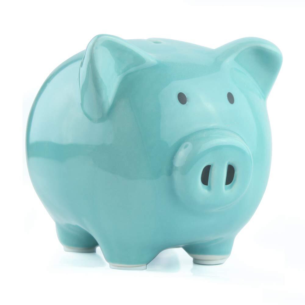 Blue Piggy Banks Piggy Bank for Girls Boys Kids A New for White Piggy Bank fo...
