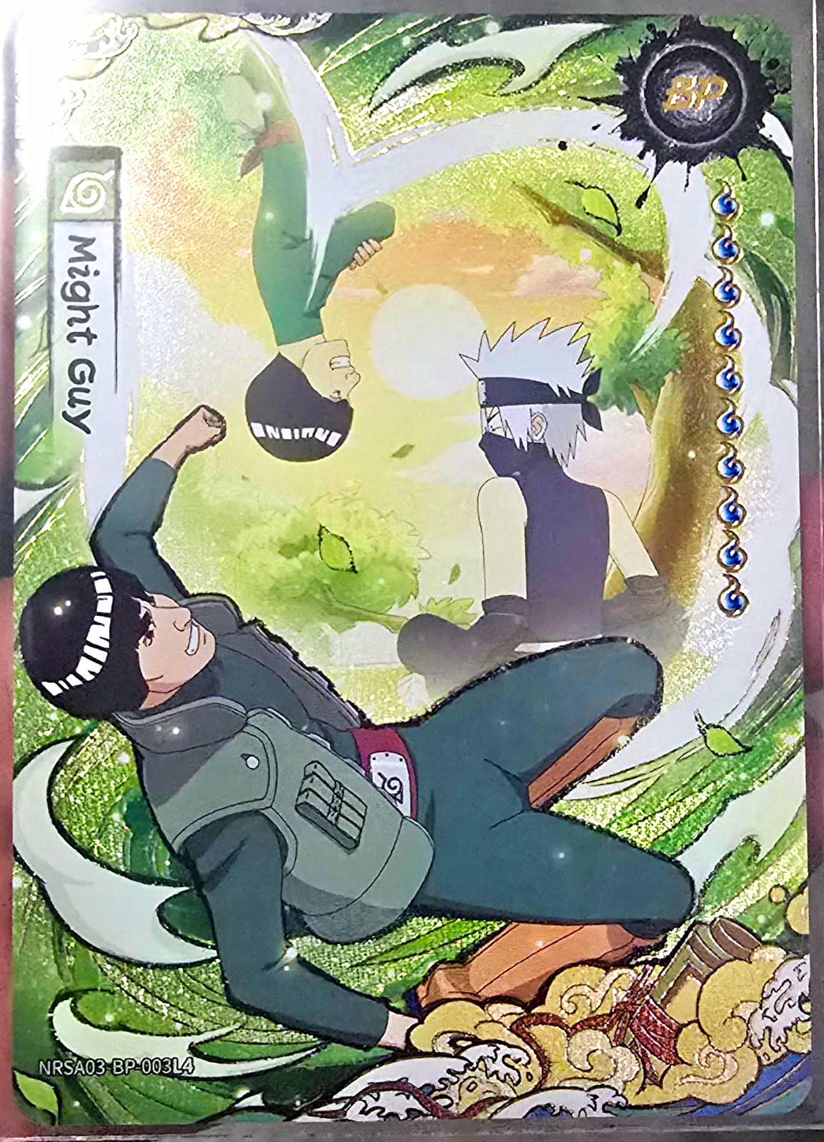 MAYOU Naruto Might Guy Serial #564/999 Non-Sport Trading Card NRSA03 BP-00314