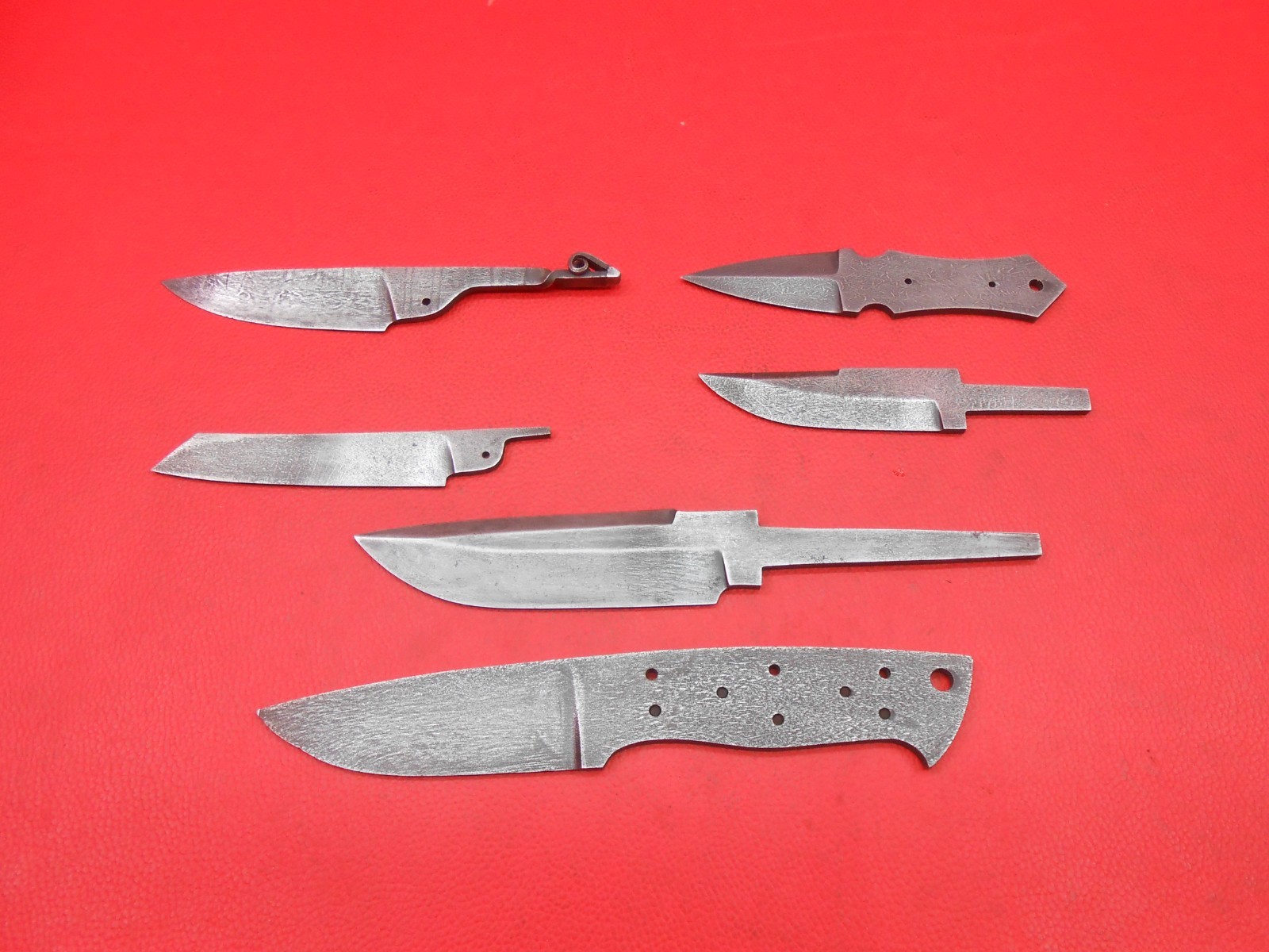 Wootz Ingot Steel Custom Handmade 6-Pcs Knife Blade Blank For Supply Wi18