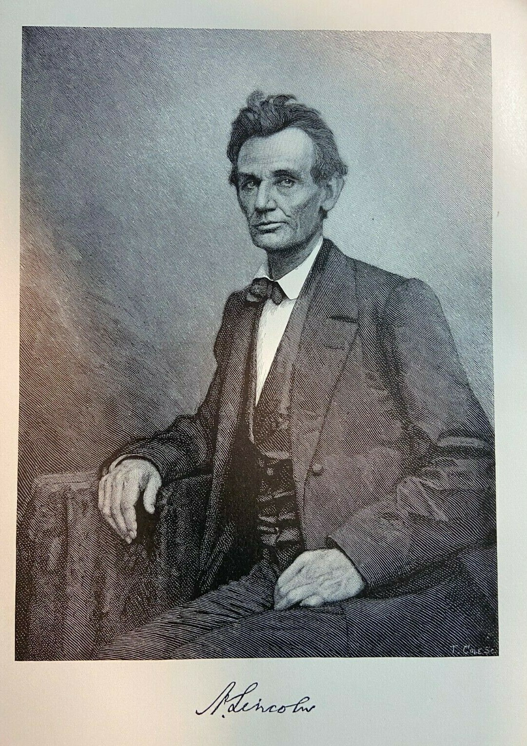 1886 Two Portraits of Abraham Lincoln