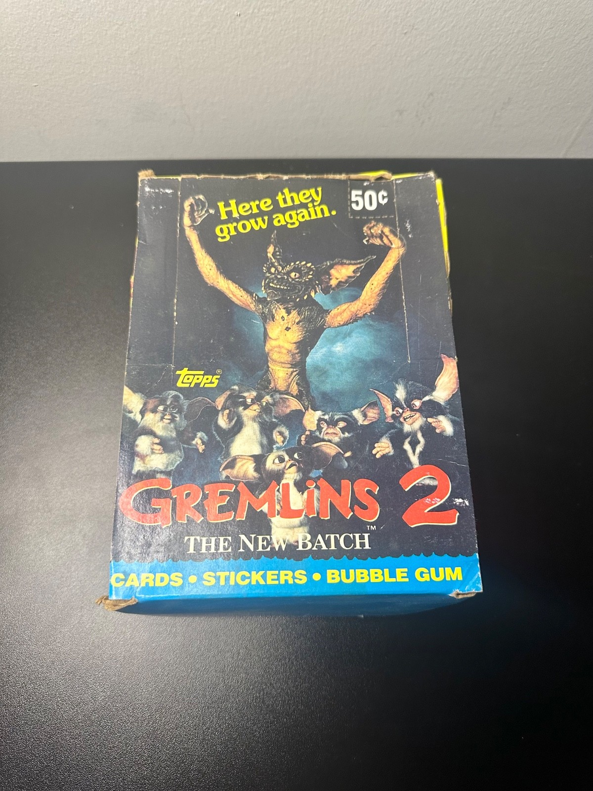 1990 Topps Gremlins 2 The New Batch 35 Packs Wax Box Trading Cards