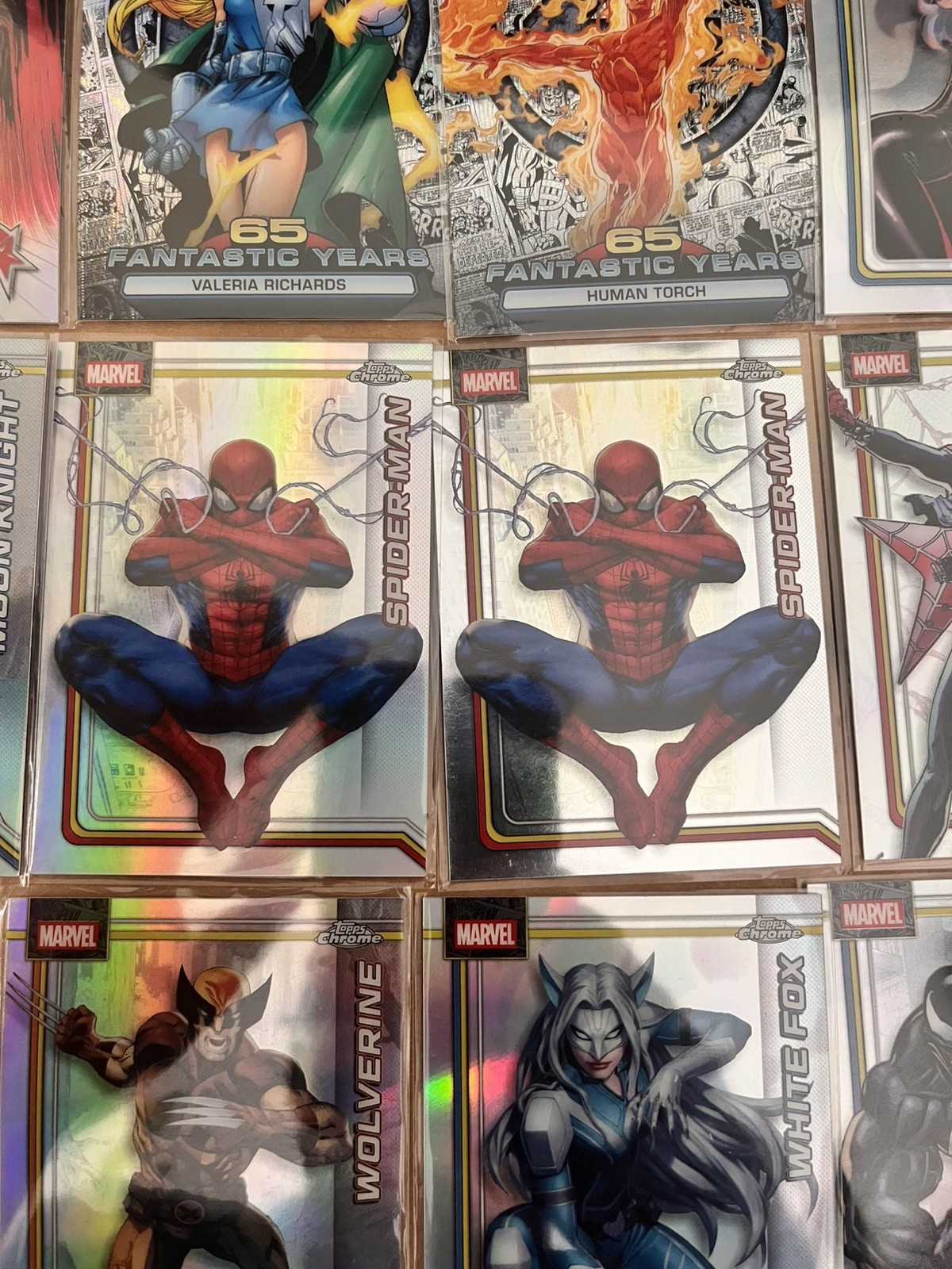 PLS READ DESC 2026 Topps Chrome Marvel Spider-Man Venom Wolverine #163 Refractor
