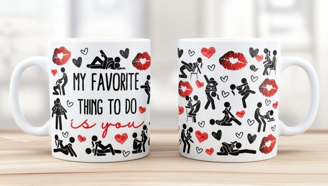 My Favorite Thing To Do Is You Mug Sex Positions Funny Couple Gift