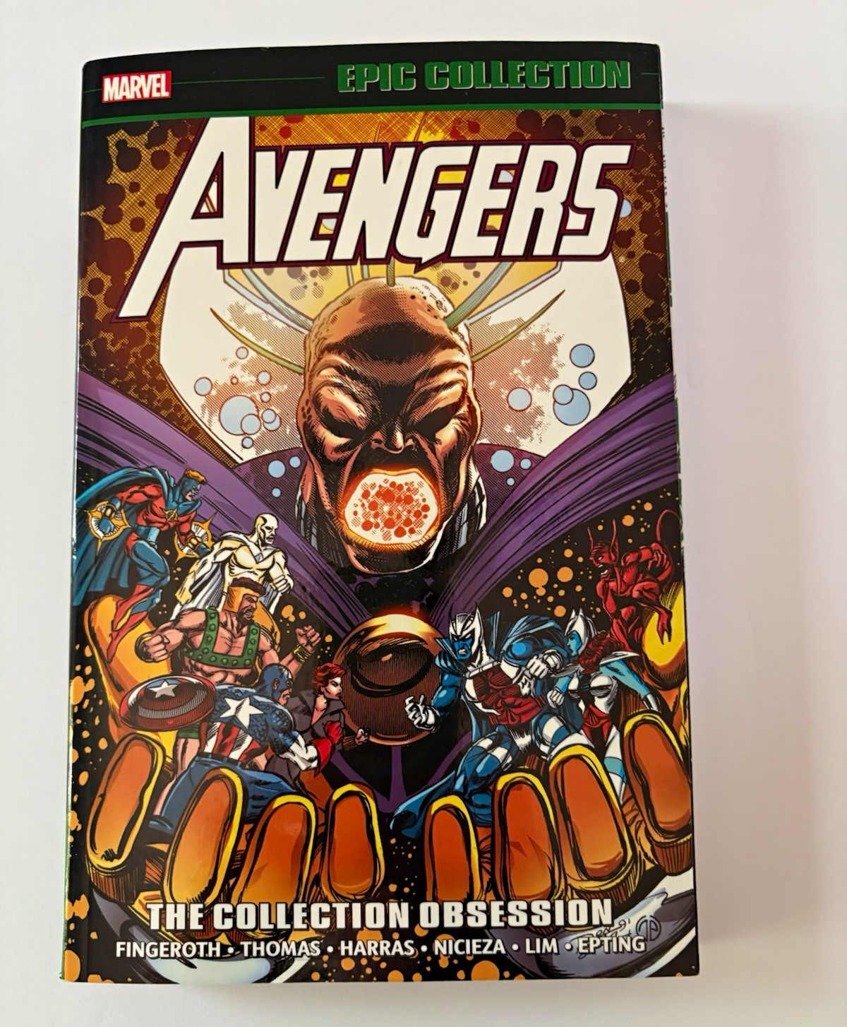 Marvel Avengers Epic Collection TPB The Collection Obsession - Fingeroth Lim