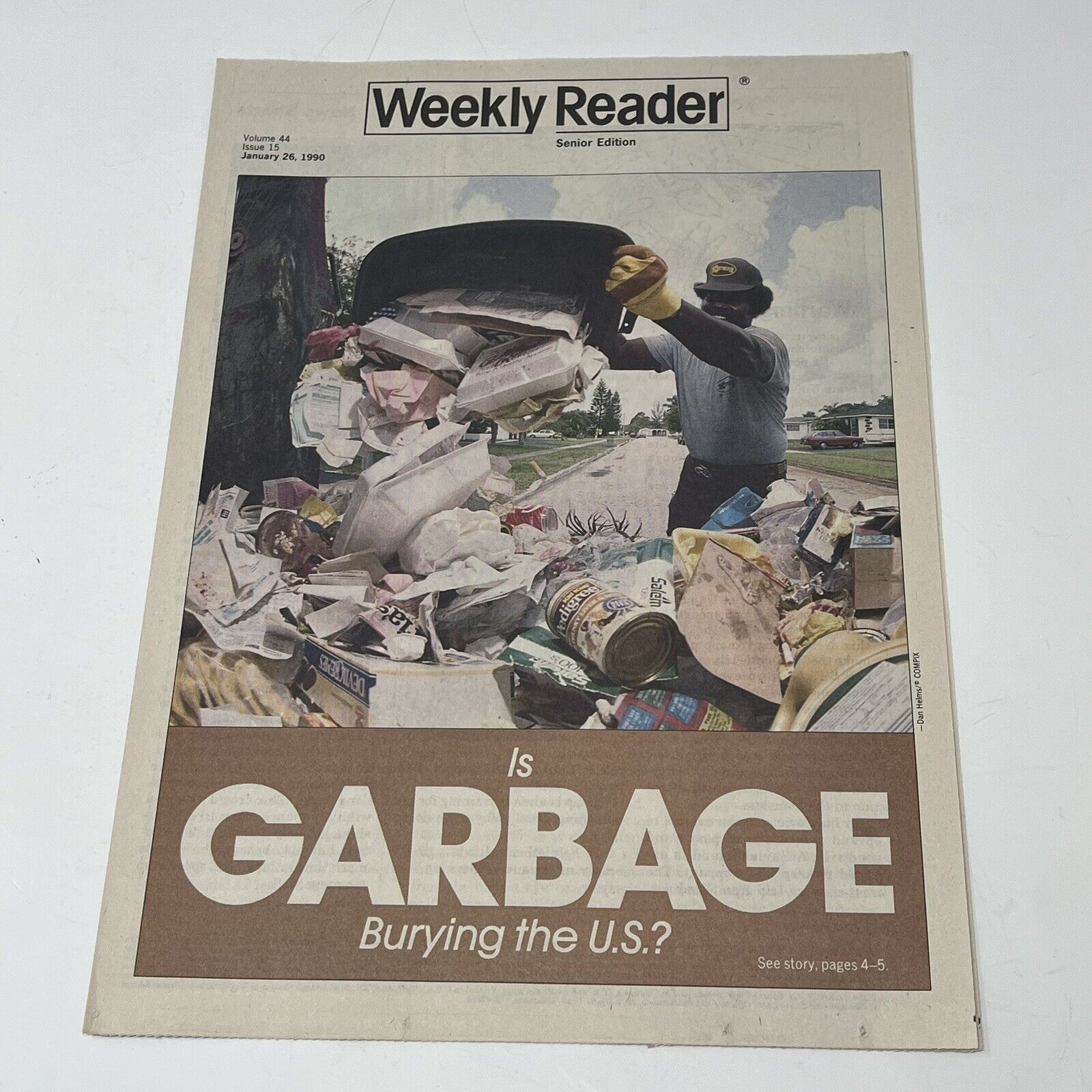 1990 Weekly Reader Magazine Is Garbage Burying The United States Smoking & Pets