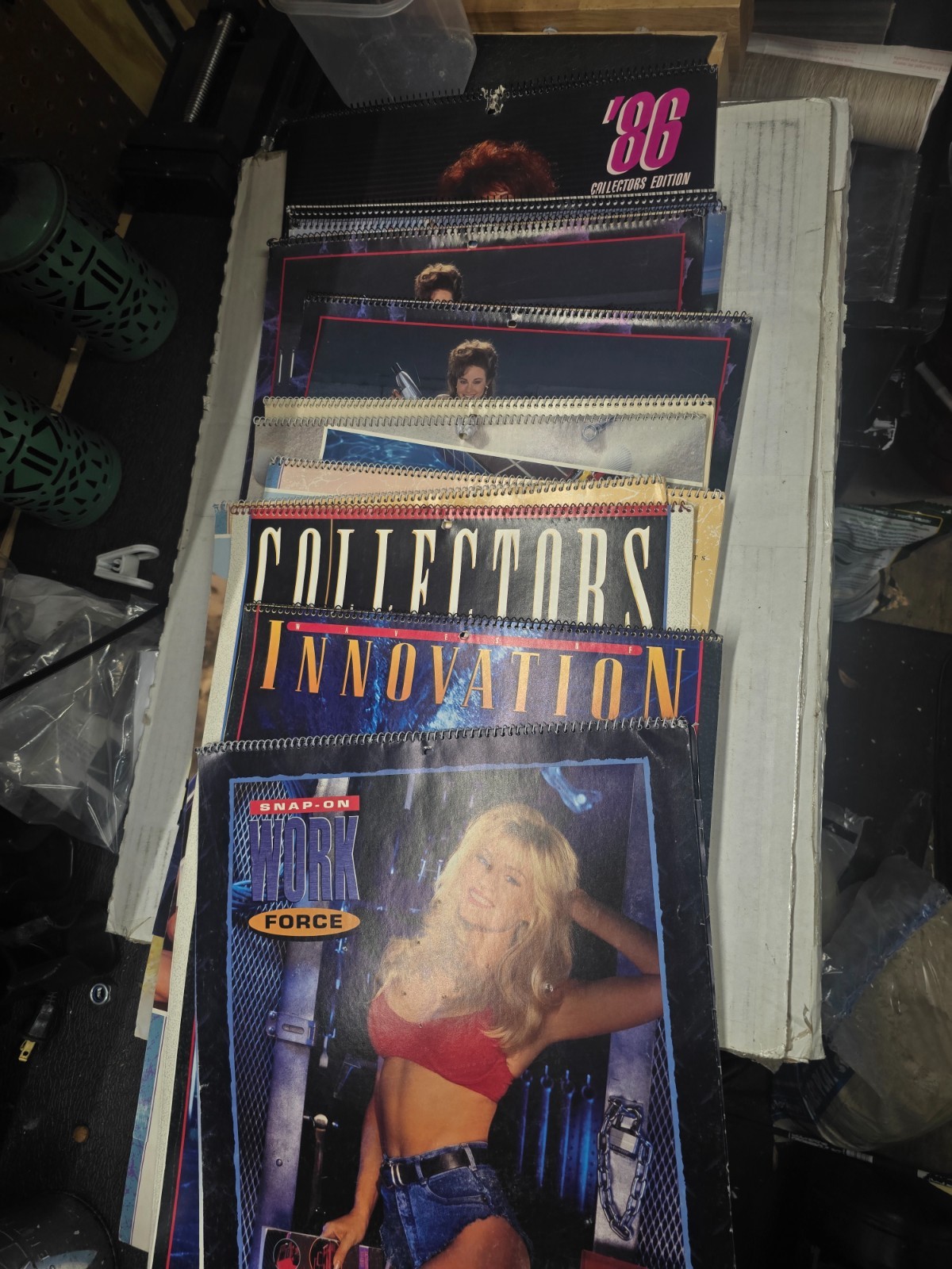 snap-on Calanders-1986 thru 1994-some duplicates-13total,this is only $6.92each
