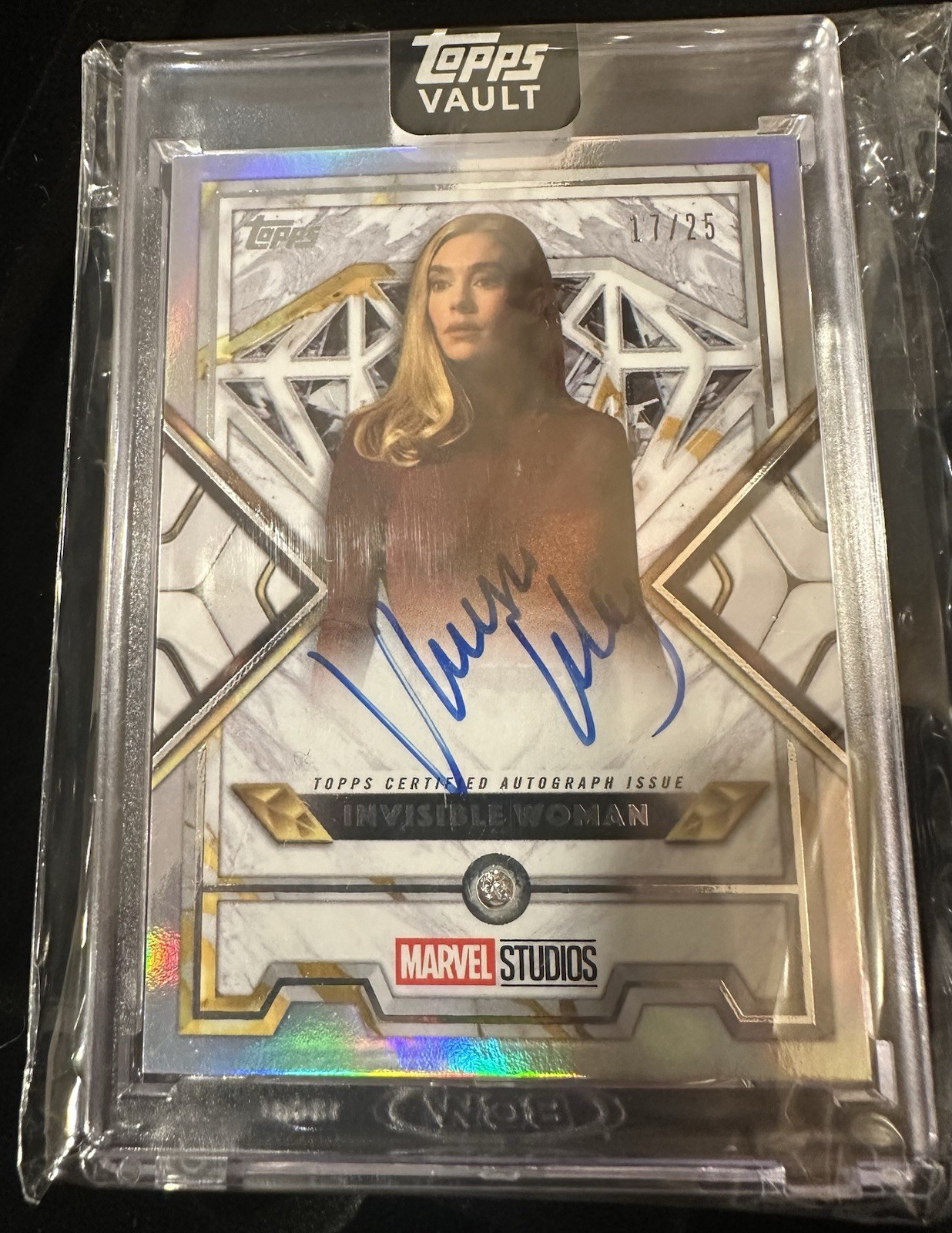 2025 Topps Vault Invisible Woman 17/25 Diamond Auto