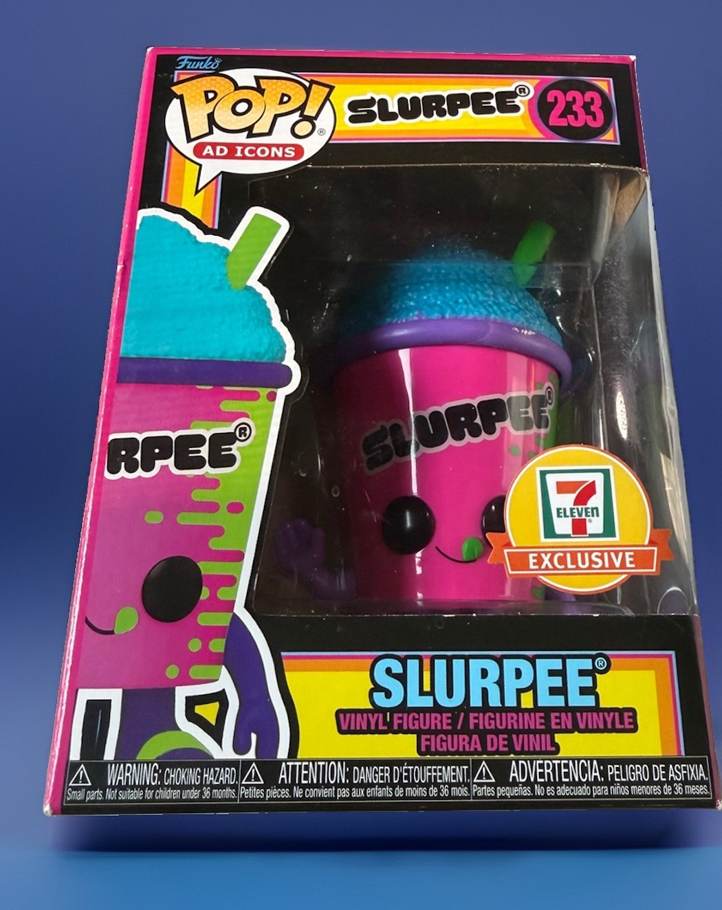 Funko Pop Vinyl~Slurpee~Pink 7-11~Exclusive #233~Collectible