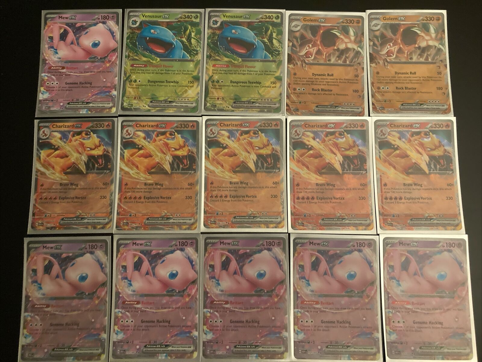 Pokémon 151 Ex Lot 38 Cards English Charizard  Mew Venusaur And More