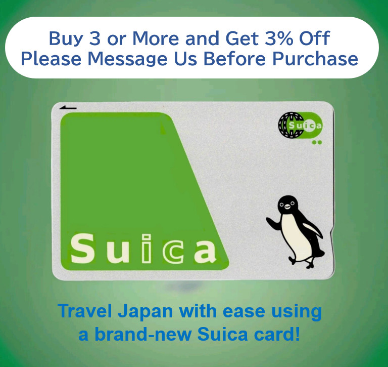 Suica Card Penguin Japan IC Transit Card 500 Yen Charged Nationwide Use New