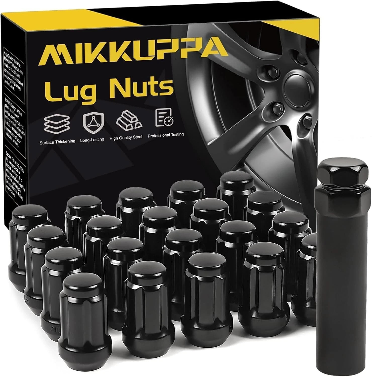 MIKKUPPA M12x1.25 Lug Nuts - Replacement for 1993-2022 Nissan Altima, 1988-2022 MIKKUPPA M12x1.25 Lug Nuts - Replacement for 1993-2022 Nissan Altima, 1988-2022