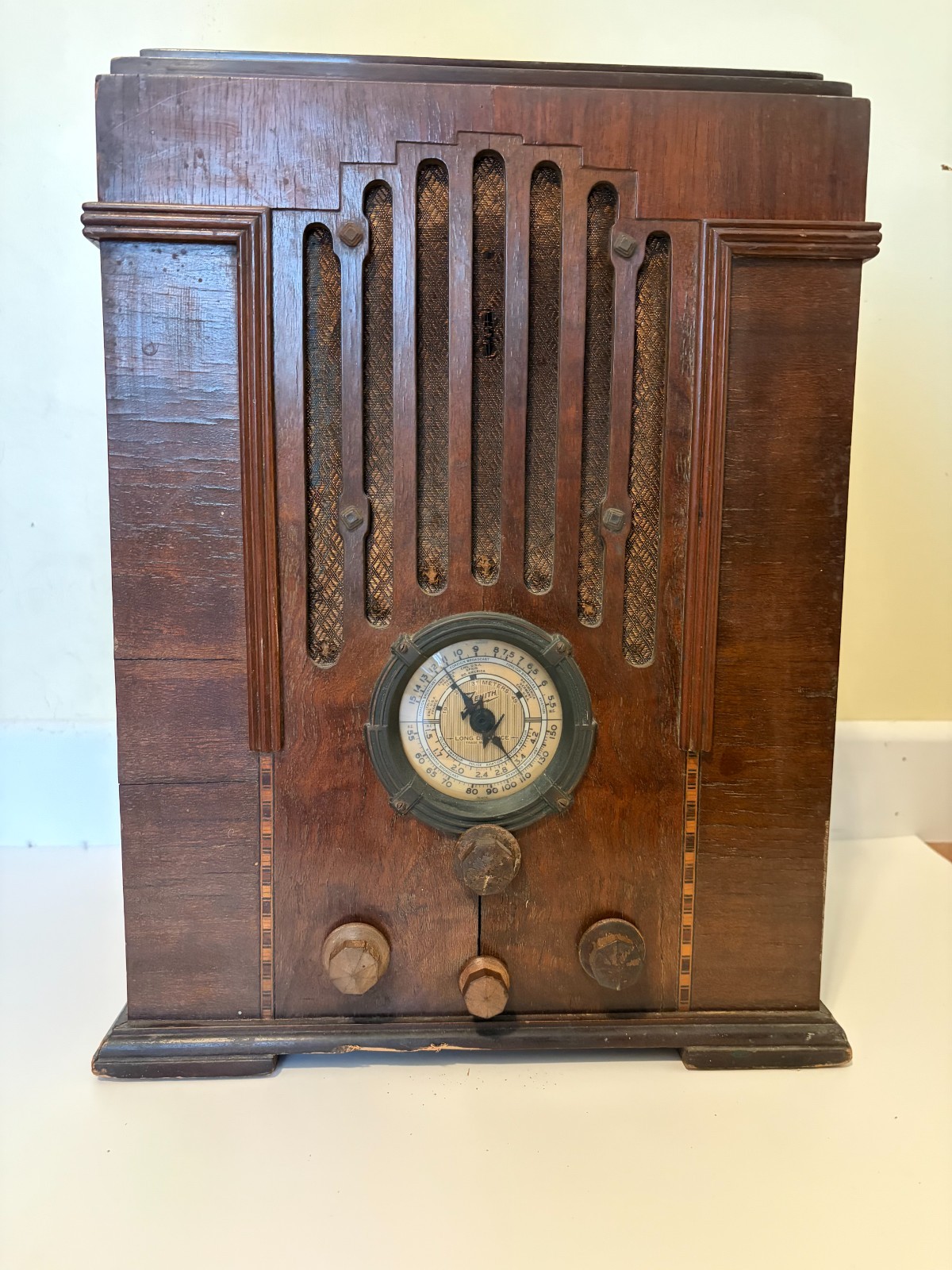Vintage 1934/1935 Zenith Model 808 Tombstone Radio