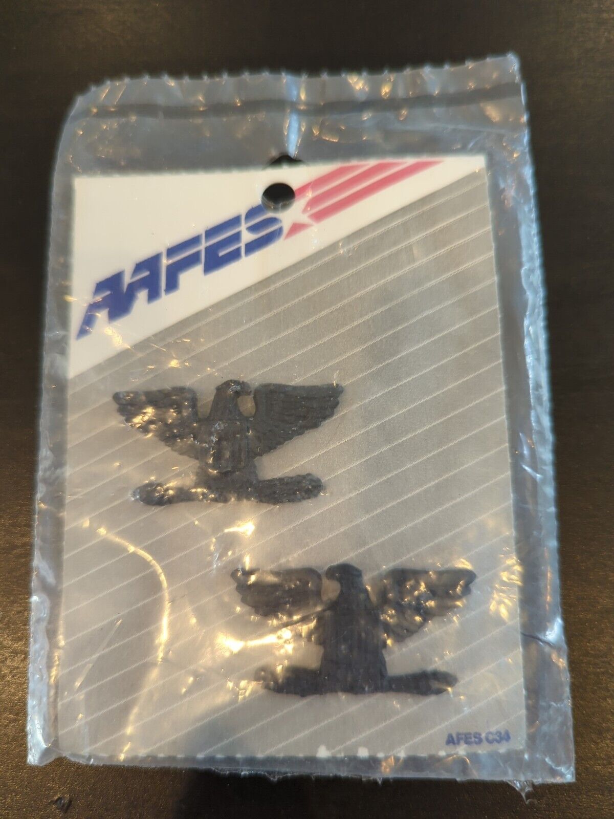 AAFES Black Metal Eagle Pins BLK Metal CRC 9209978