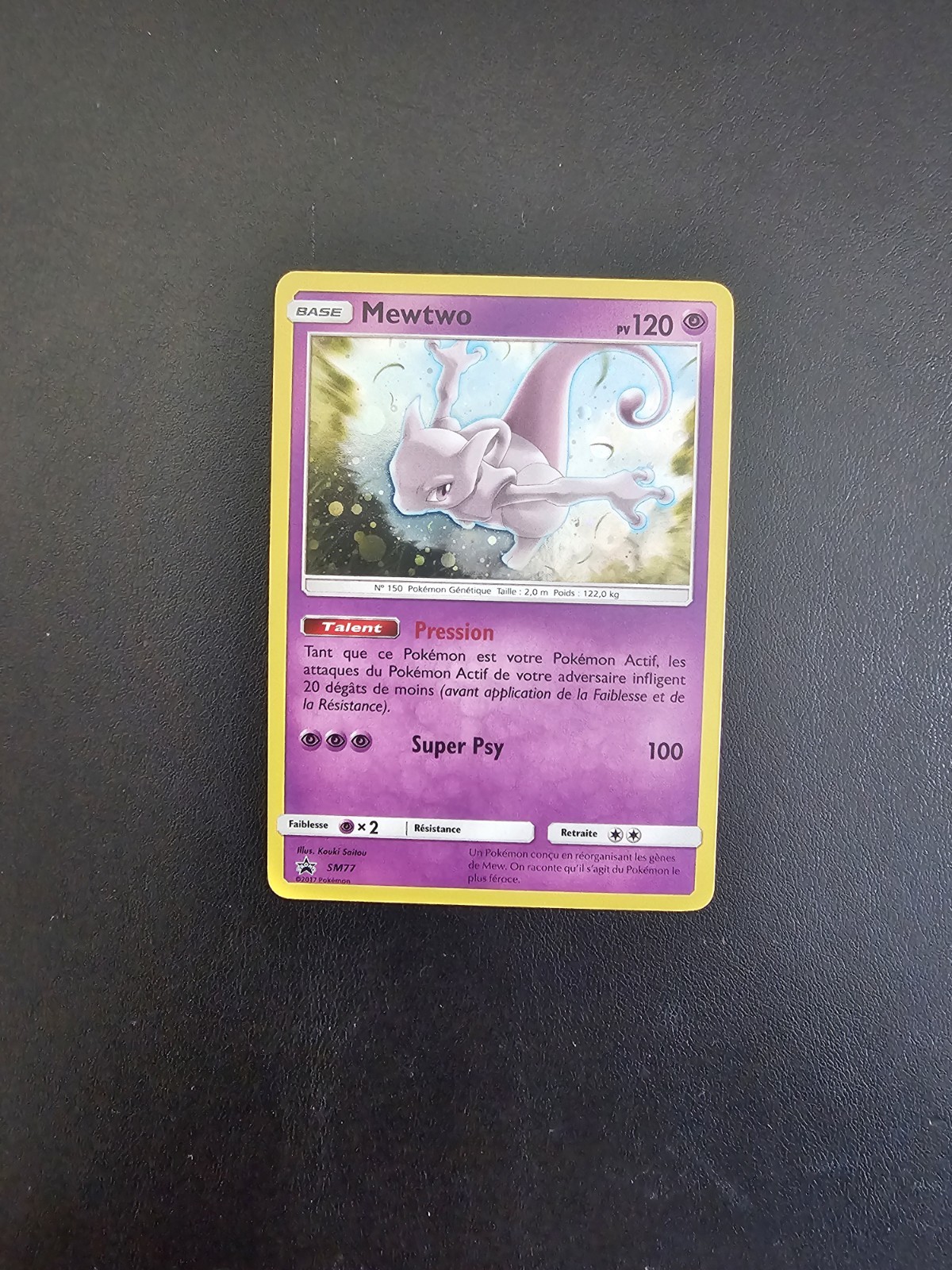 Pokemon Card Mewtwo Sm77 Holo Promo Sun And Moon FR NM