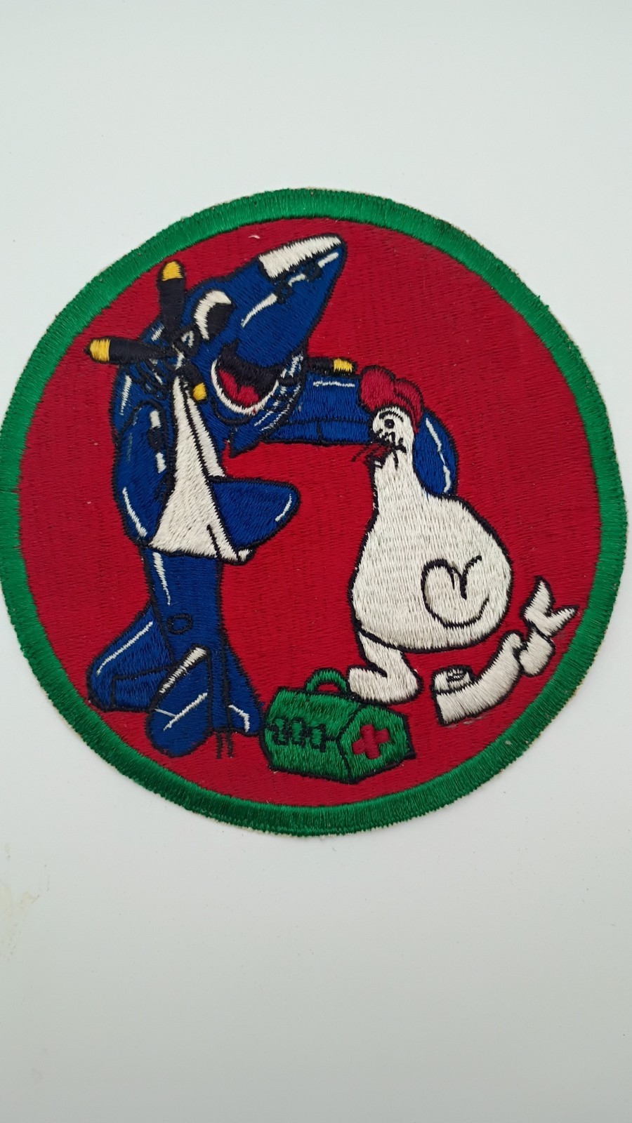 Original Korean War USN FASRON-112 Fleet Air Support Squadron Patch Shmoo Style