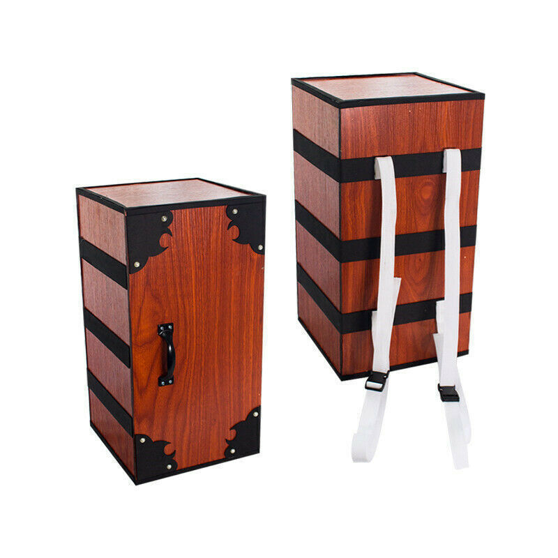 Kamado Tanjirou Demon Slayer Kamado Nezuko Box Knapsack Wooden Box Cos Props