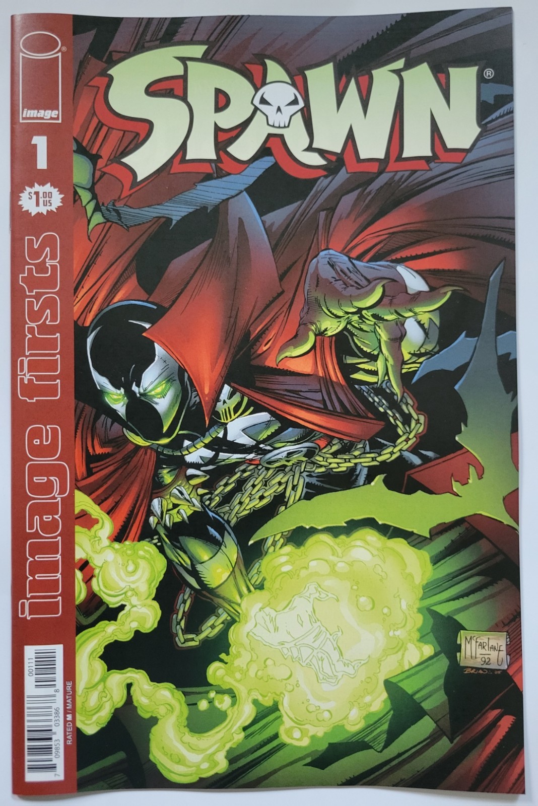 SPAWN #1 IMAGE FIRSTS 2024 TODD McFARLANE 1ST APPEARANCE NM