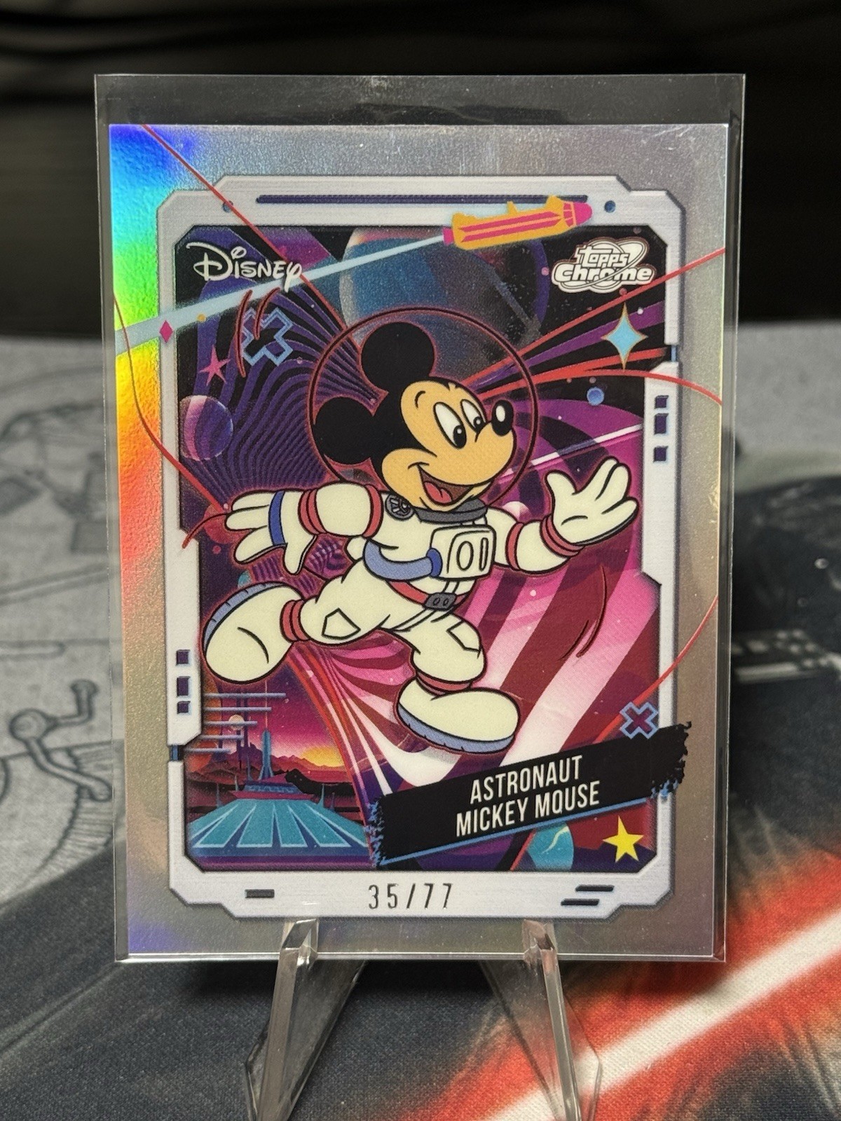 Topps 2025 Topps Disney Astronaut Mickey Mouse TCC-10 Serial #57/77