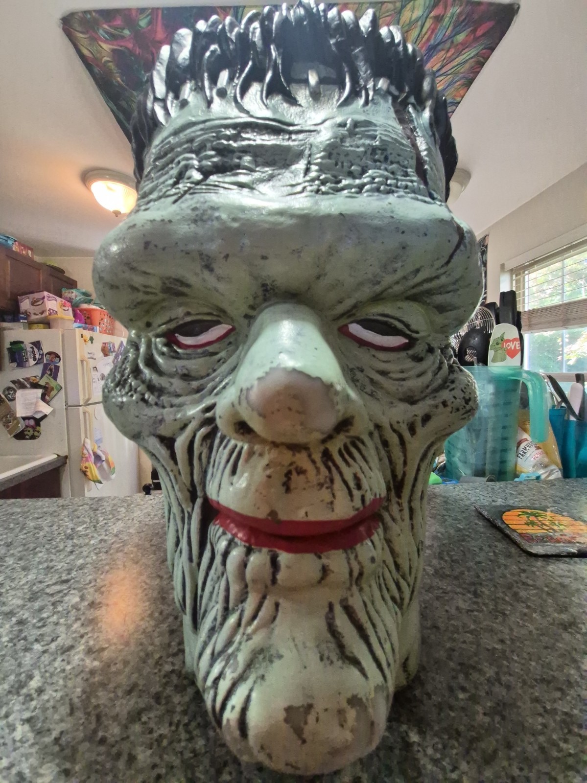 Vintage Gemmy Universal Frankenstein Light Up VERY RARE Untested Very Cool 