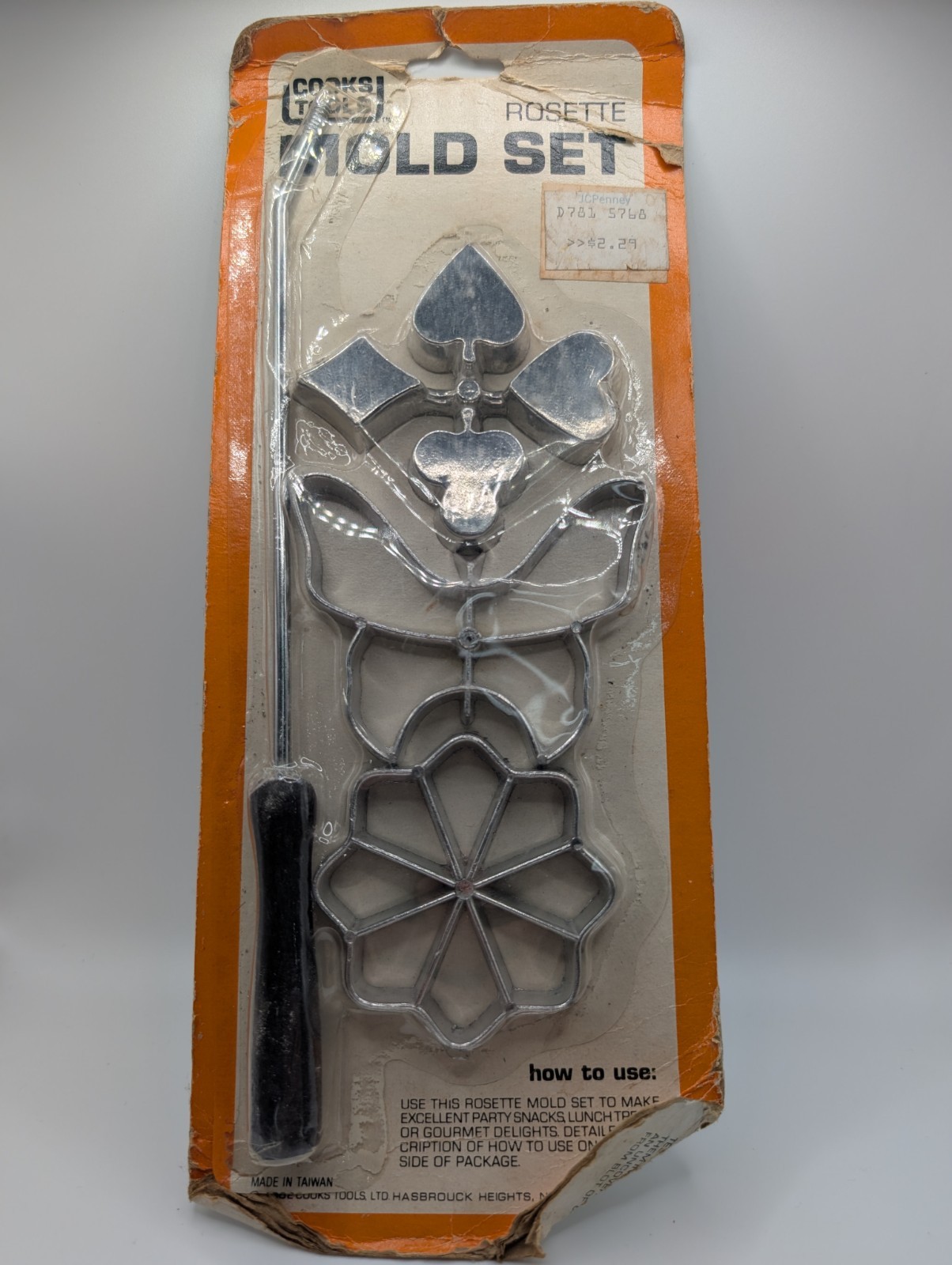 Vintage New  Cooks Tools Rosette Mold Set 1982