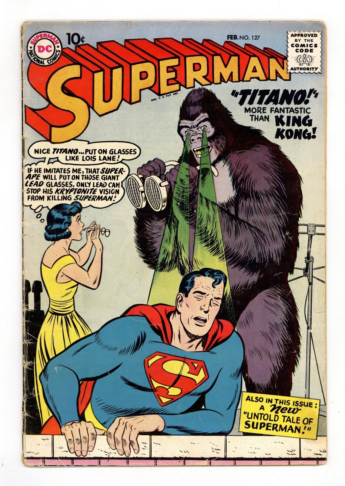 Superman #127 GD 2.0 1959
