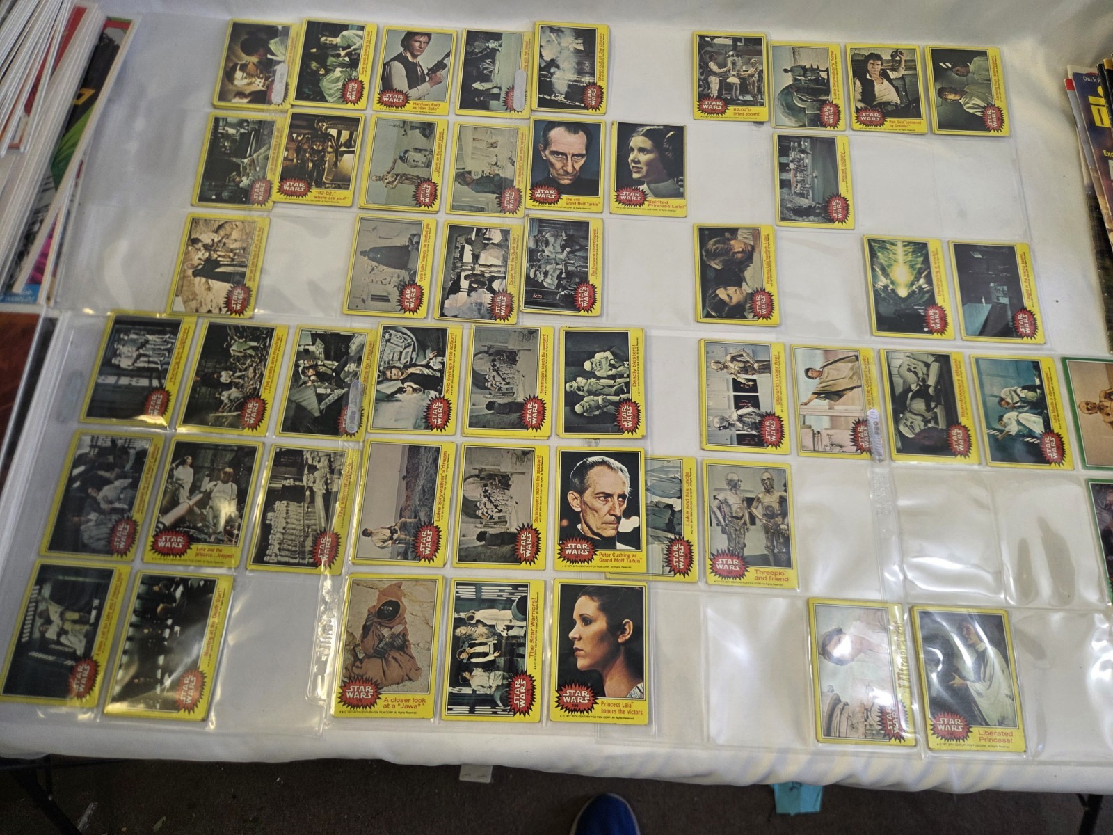 Topps 1977 Star Wars A New Hope trading card lot 