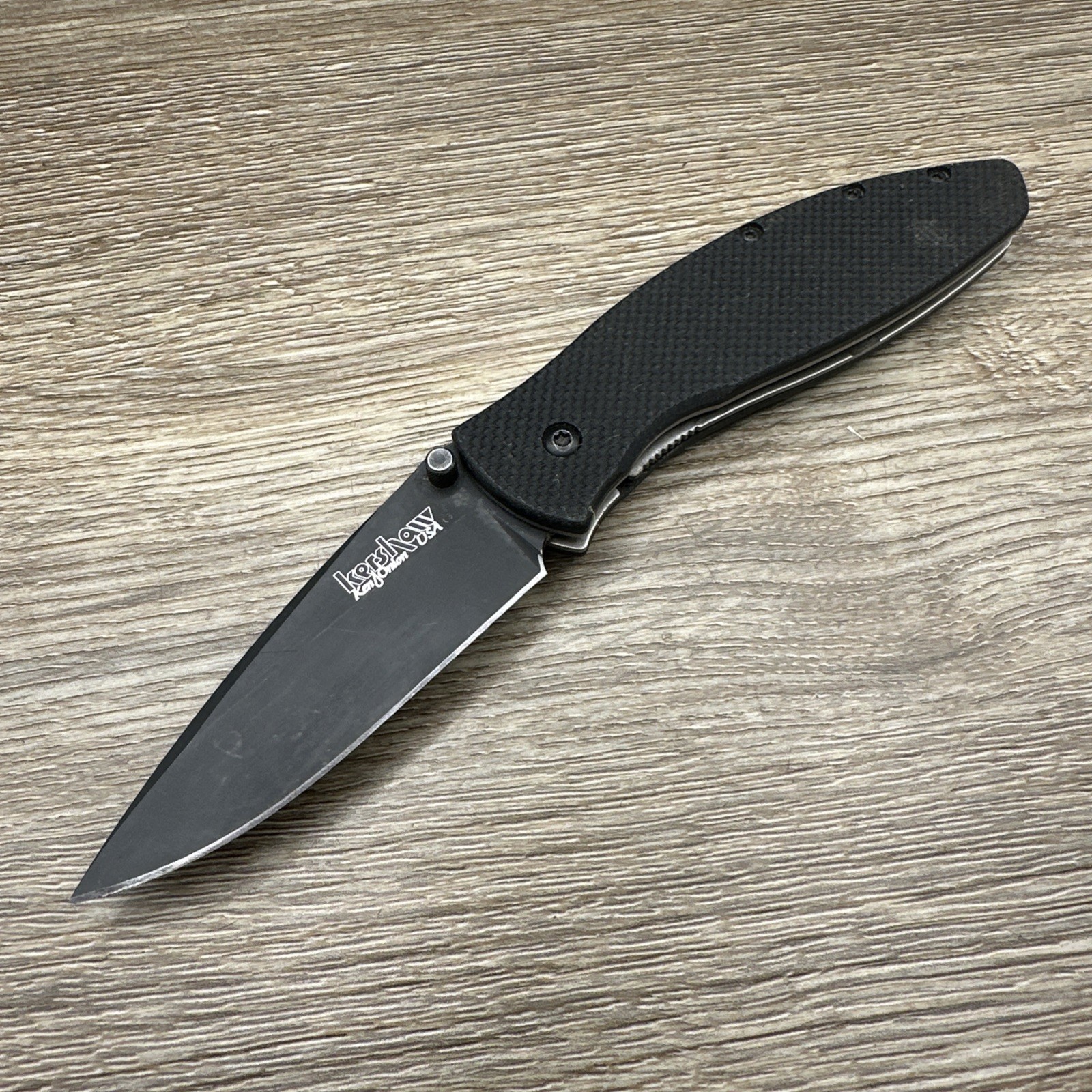 RARE NIB DISCONTINUED KERSHAW 1570 Avalanche Ken Onion Made In USA Knife