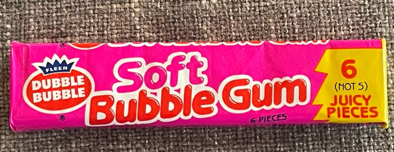 Vintage 1980’s FLEER DUBBLE BUBBLE SOFT BUBBLE GUM  Unopened  NOS