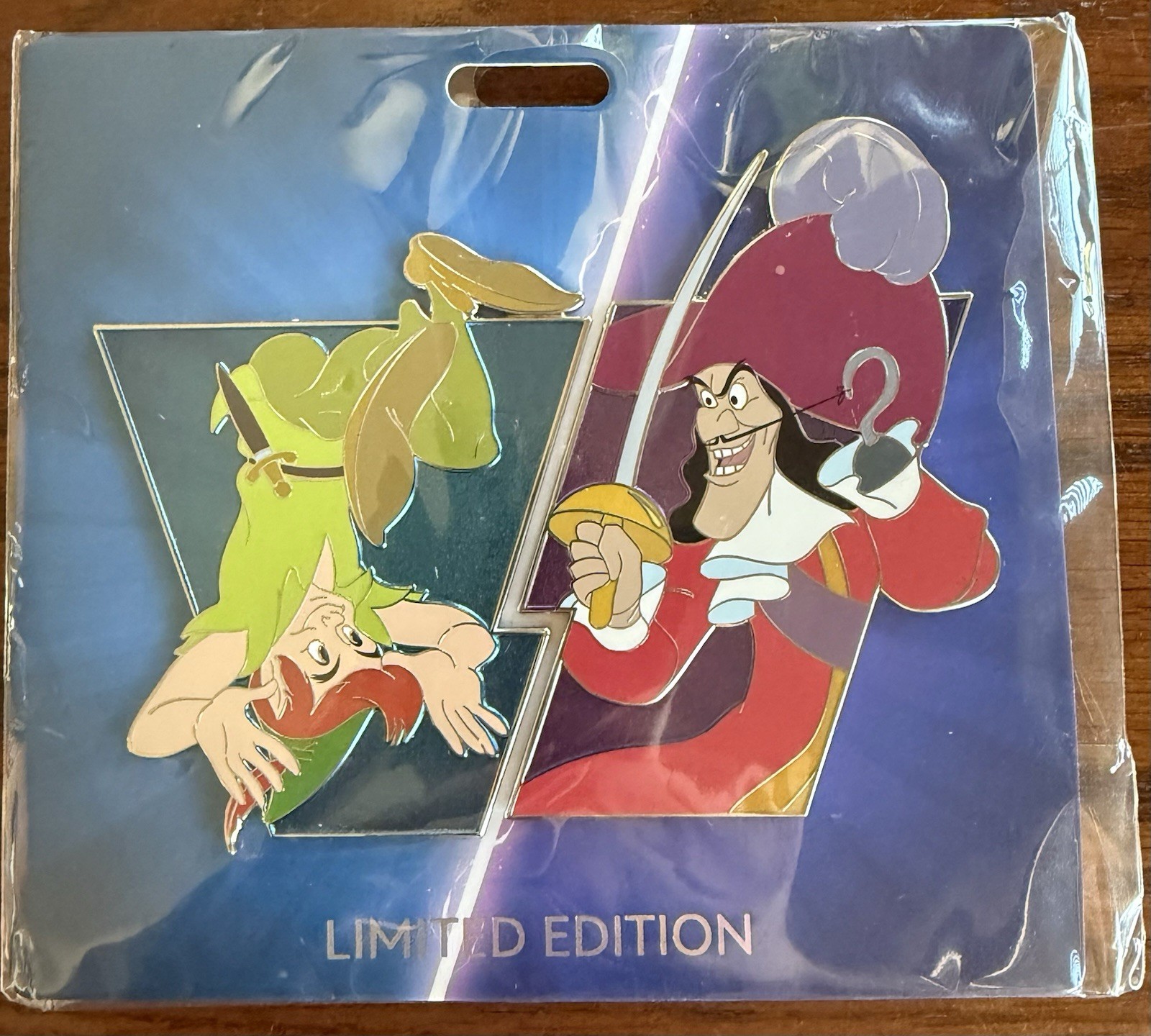 Disney WDI D23 2024 Heroes vs Villains Peter Pan & Captain Hook LE 400 pin