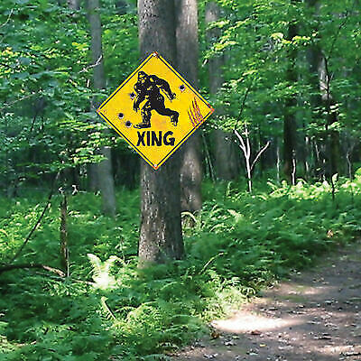 Vintage Sasquatch 24 Gauge Metal Sign, 17 1/2 Vintage Sasquatch 24 Gauge Metal Sign, 17 1/2