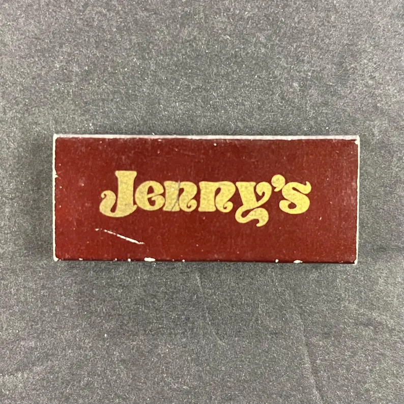 Jenny\'s, Lahaska, Pennsylvania – Vintage – Restaurant Slider Matchbox