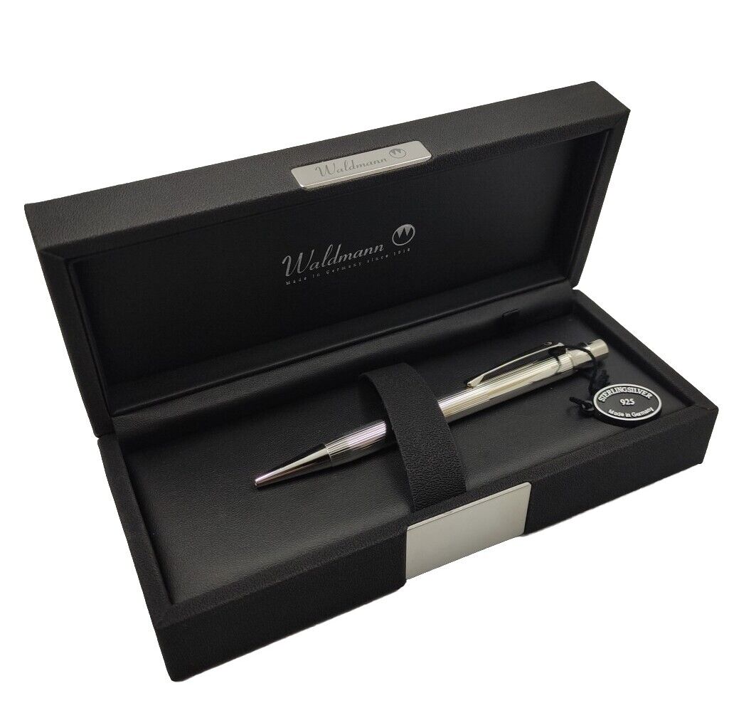 Ballpoint Pen “Waldmann” Silver Sterling Silver 925 Model Tango