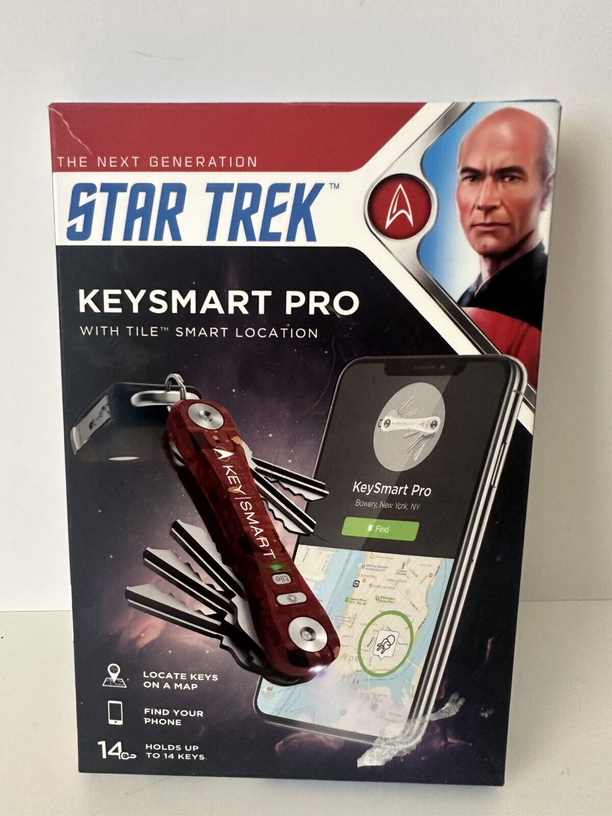 KeySmart Pro key holder with Tile tracker - Star Trek The Next Generation
