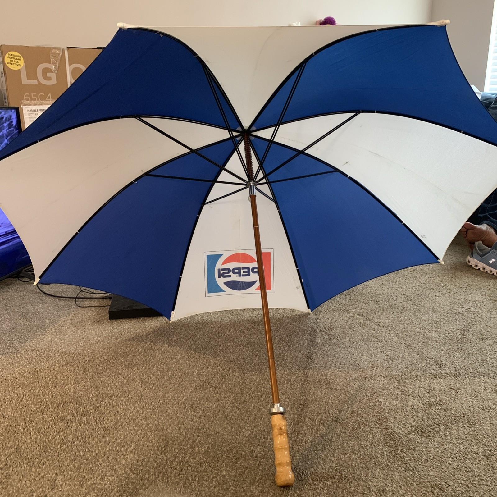 Vintage Pepsi Cola Umbrella 