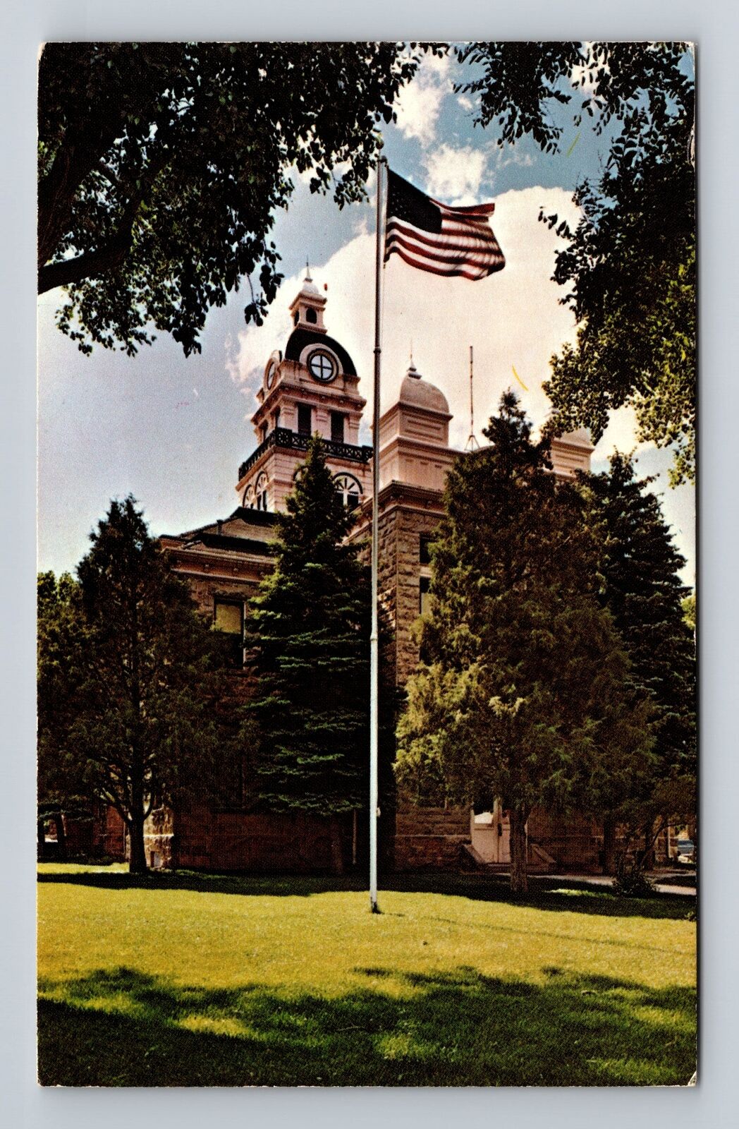 Castle Rock CO-Colorado, Douglas County Court House, Vintage c1972 Postcard