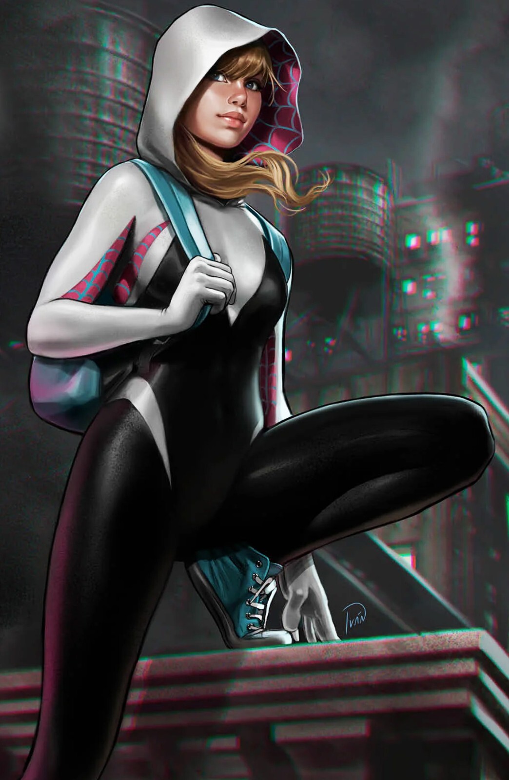 SPIDER-GWEN: THE GHOST-SPIDER #1 - IVAN TALAVERA VIRGIN VARIANT