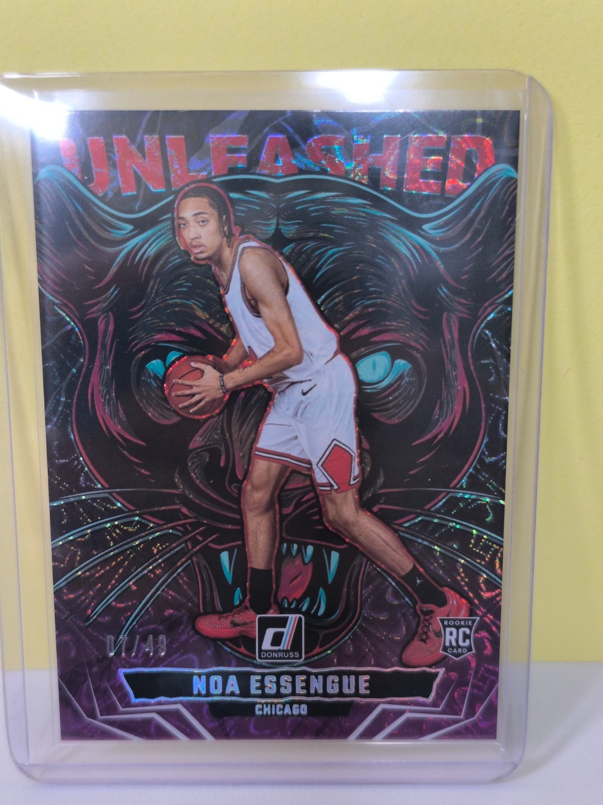 2025-26 Donruss Unleashed Noa Essengue RC UNLEASHED 07/49 SSP Rookie