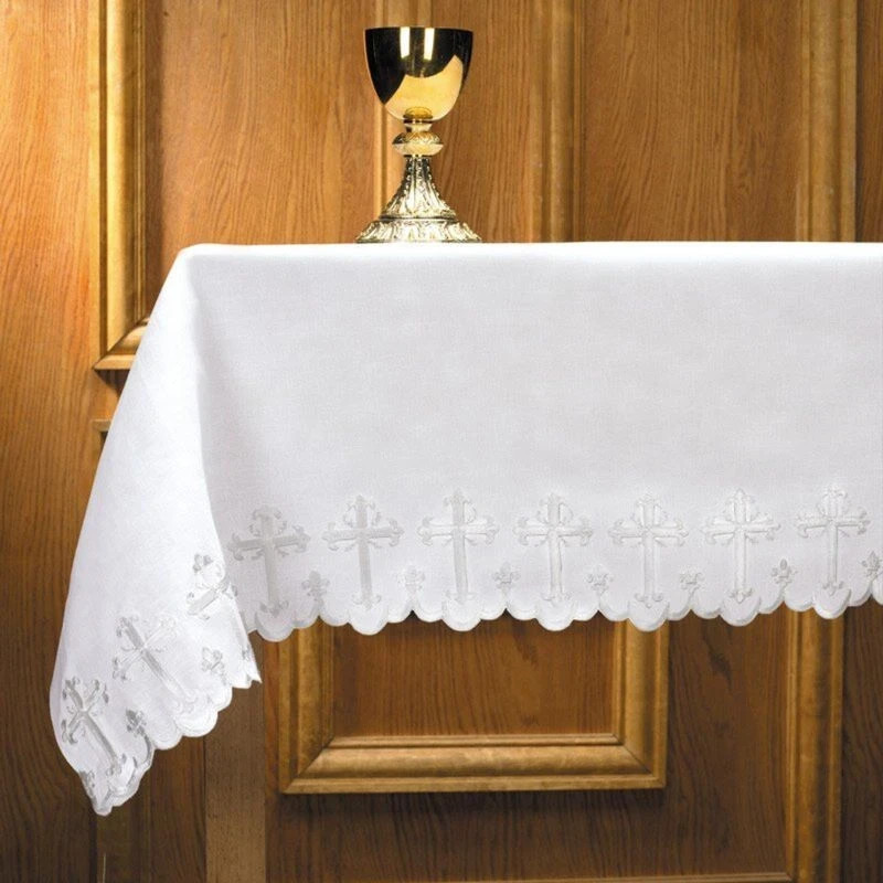 Two-Sided Scallop-Edged Cross Altar Frontal 96