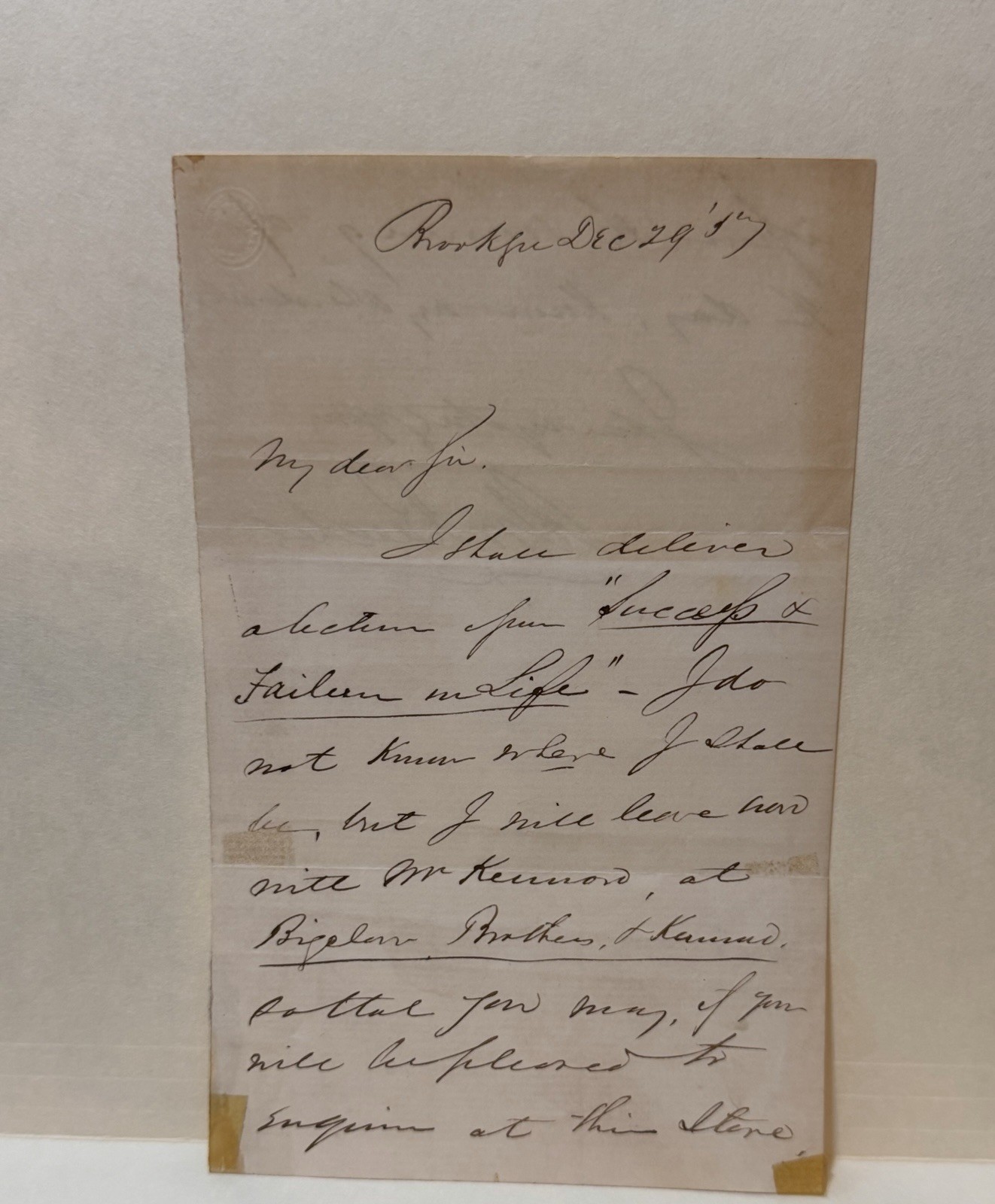 HENRY WARD BEECHER - AUTOGRAPH LETTER SIGNED 1857 HENRY WARD BEECHER - AUTOGRAPH LETTER SIGNED 1857